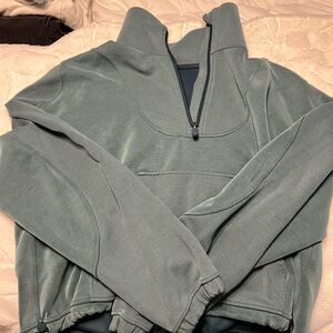 Lululemon Brushed softstreme half zip. Like new